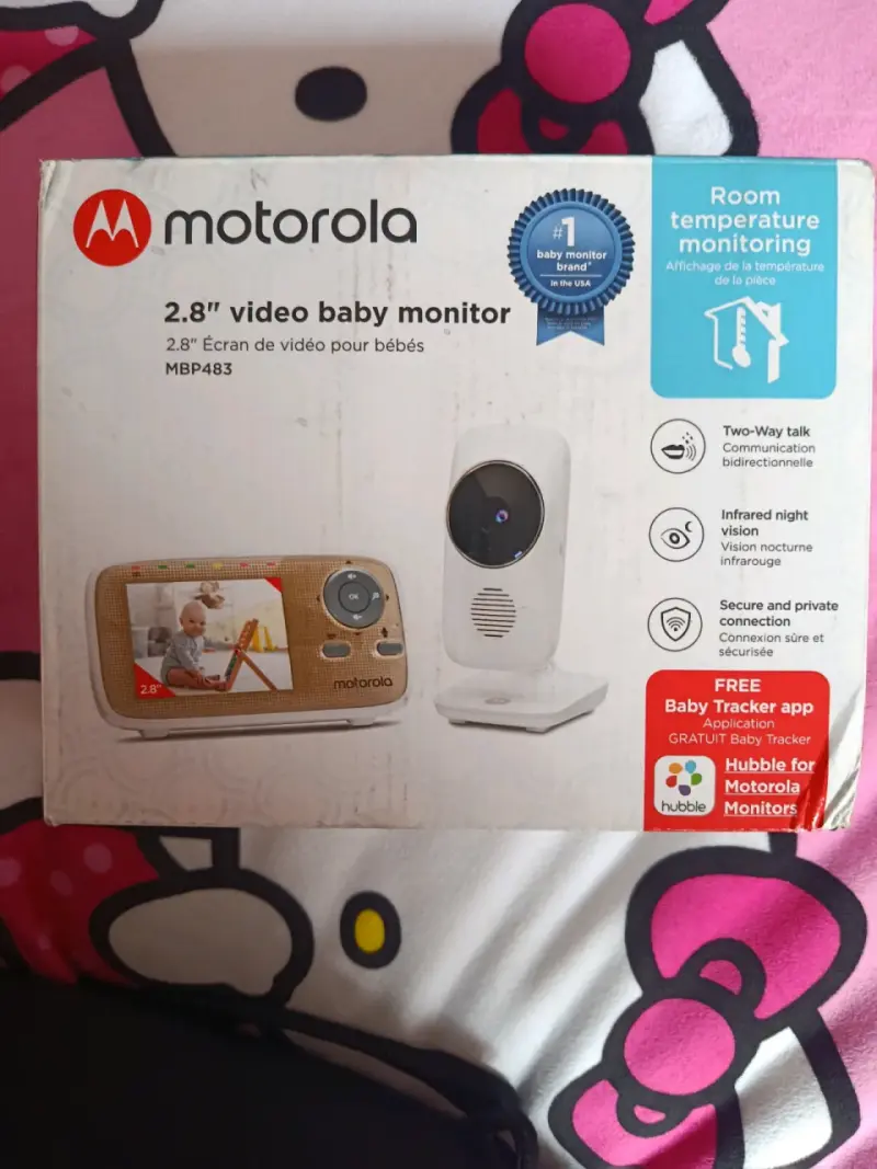 Monitor de bebé Motorola 2.8 pulgadas con cámara