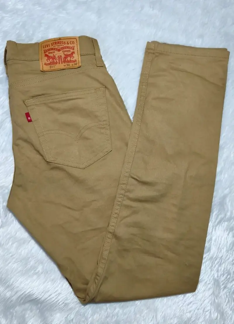 Jeans Levi's 511 Slim Fit Beige originales - 1