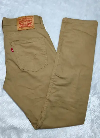 Jeans Levi's 511 Slim Fit Beige originales - miniatura 1