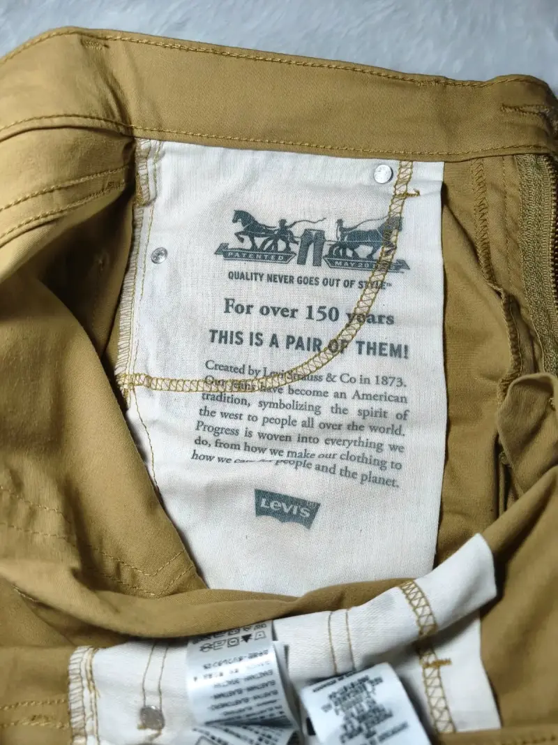 Jeans Levi's 511 Slim Fit Beige originales - 3