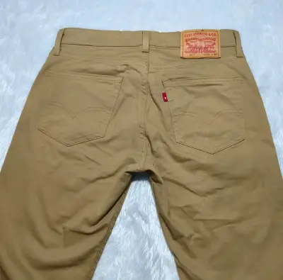 Jeans Levi's 511 Slim Fit Beige originales - miniatura 4