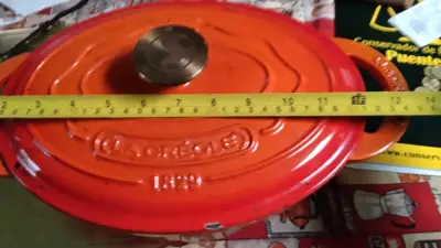 Olla de hierro fundido Le Creuset naranja - miniatura 1