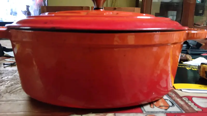 Olla de hierro fundido Le Creuset naranja - 2