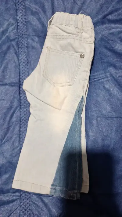 Pantalones de mezclilla para niña limonada - miniatura 3