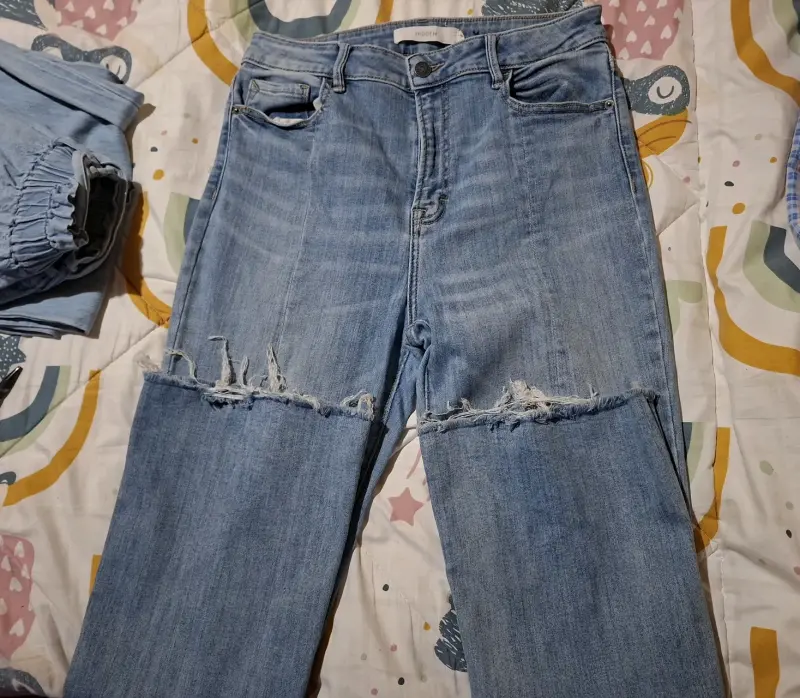 Lote de pantalones de mezclilla y cargo de mujer - 6