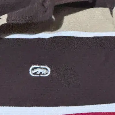 Polera Polo Rayada Ecko Unltd Marrón y Roja - miniatura 3