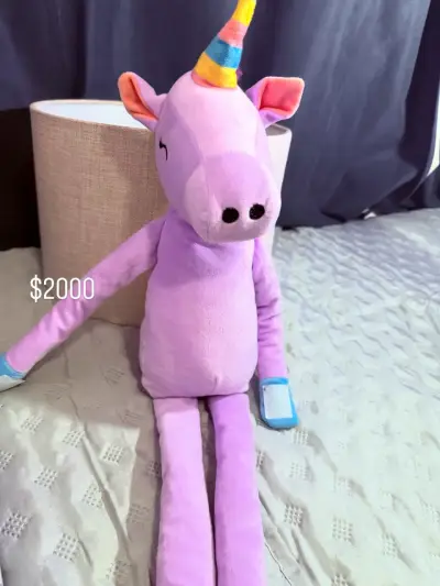 Peluche Unicornio Morado Grande - miniatura 1