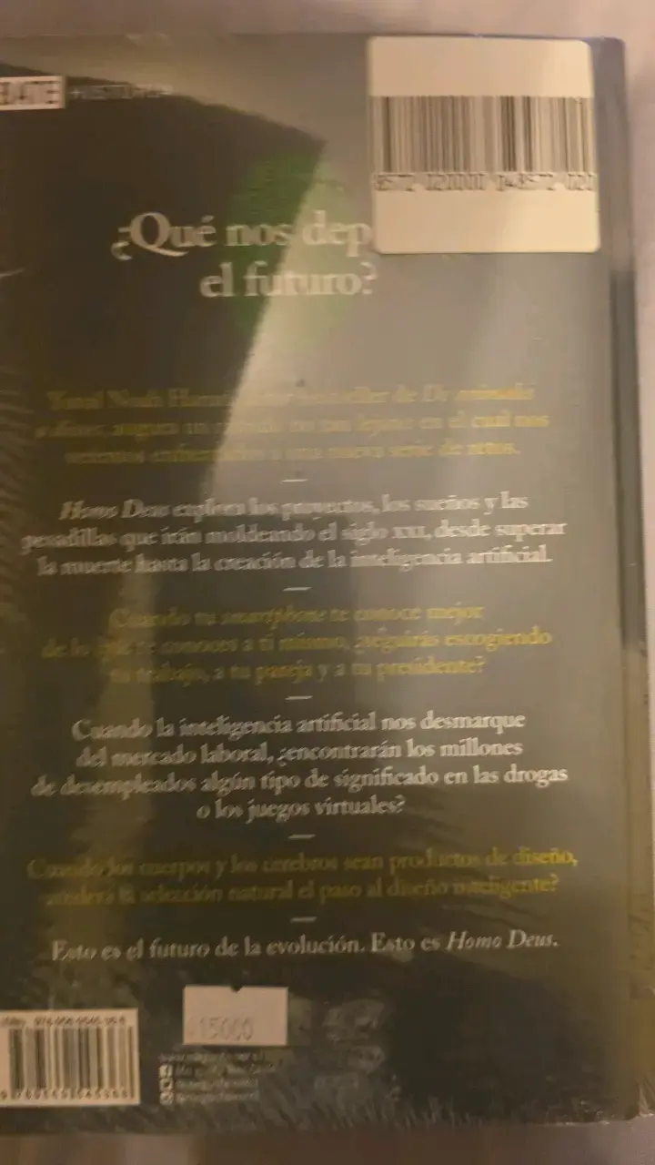 Libro Homo Deus de Yuval Noah Harari - 2