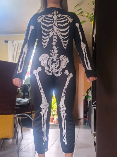 Disfraz de esqueleto para adulto Talla M - miniatura 1