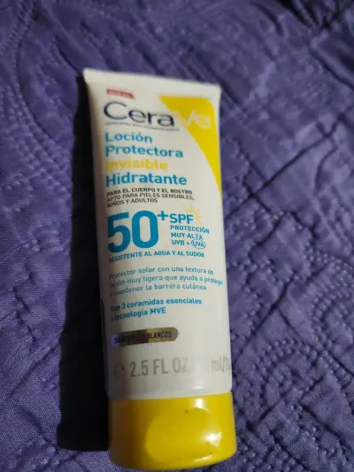 Protector Solar CeraVe SPF 50+ Hidratante - miniatura 1