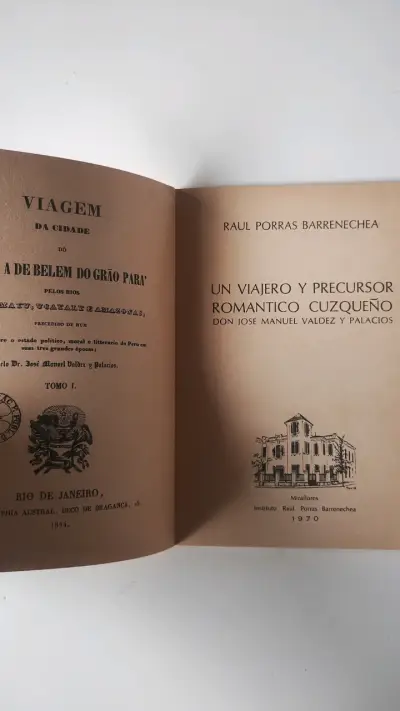 Libro. Raúl Porras Barrenechea. José Manuel Valdez - miniatura 2