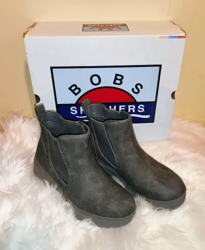 Botas grises BOBS Skechers talla 38 - miniatura 1