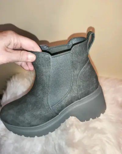 Botas grises BOBS Skechers talla 38 - miniatura 5