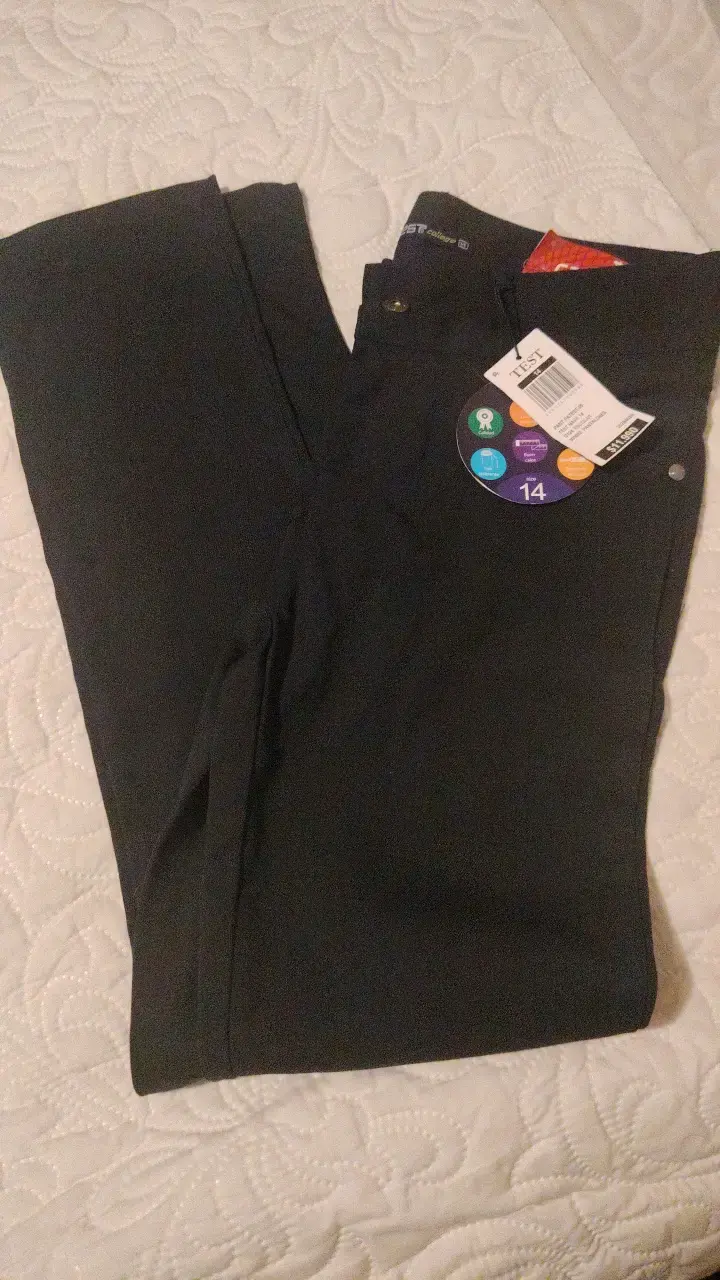 Pantalones azul marino talla 14 escolar