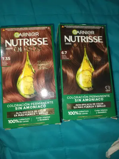 Tinte Garnier Nutrisse Óleos Rubio Dorado y Rubio Oscuro - miniatura 1
