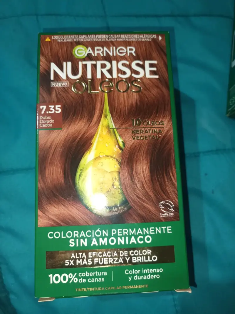 Tinte Garnier Nutrisse Óleos Rubio Dorado y Rubio Oscuro - 2