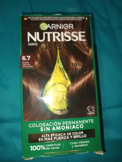 Tinte Garnier Nutrisse Óleos Rubio Dorado y Rubio Oscuro - miniatura 3