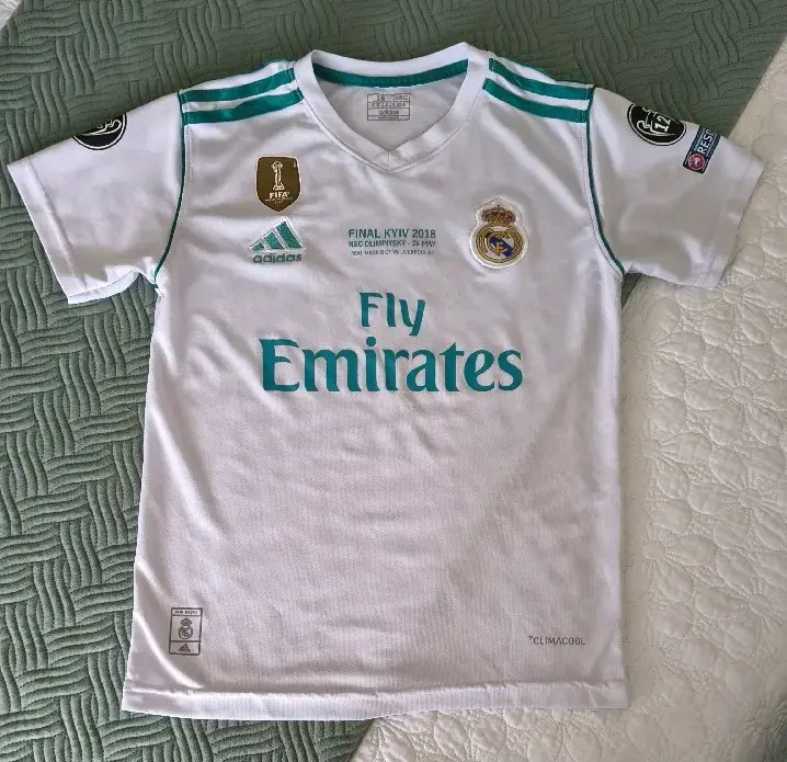 Camiseta Real Madrid Final Kiev 2018 Ronaldo - 1