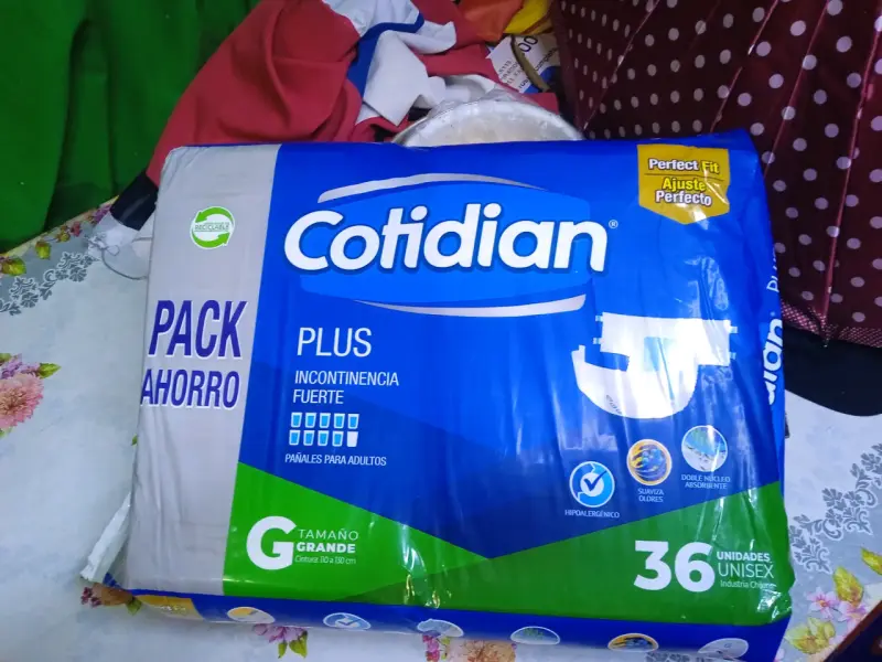 Pañales para adultos Cotidian Plus Talla G 36 unidades