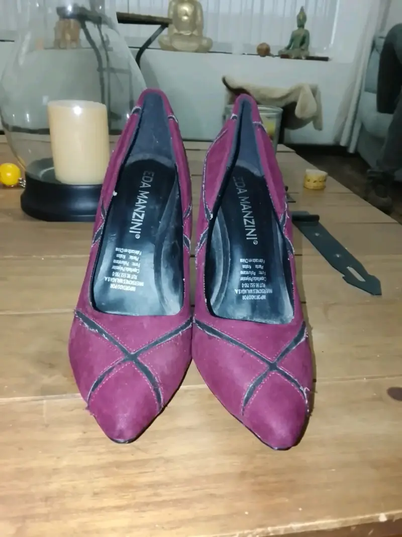 Zapatos de tacón alto fucsia elegantes - 2