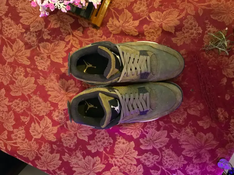 Air Jordan 4 Retro SE Craft Olive talla 11 US (45 - 3