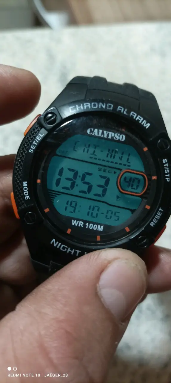 Reloj digital Calypso resistente al agua - 2