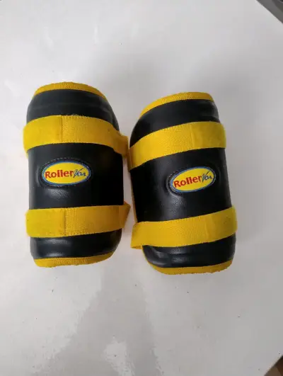 Rodilleras RollerPro amarillas y negr - miniatura 2
