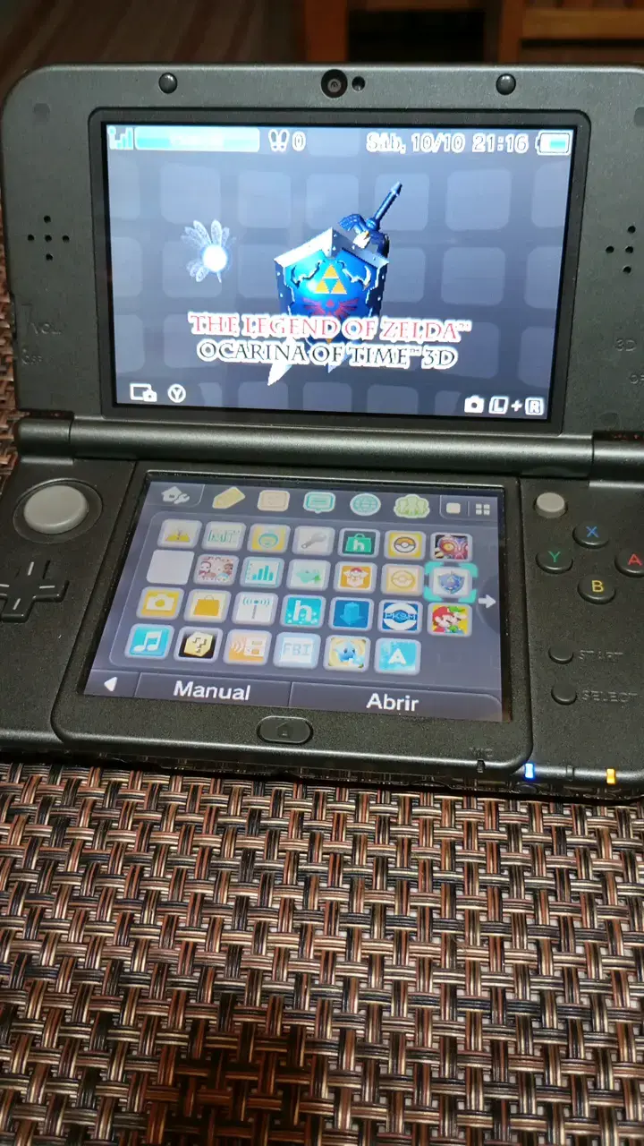 Consola portátil Nintendo 3DS XL negra - 3