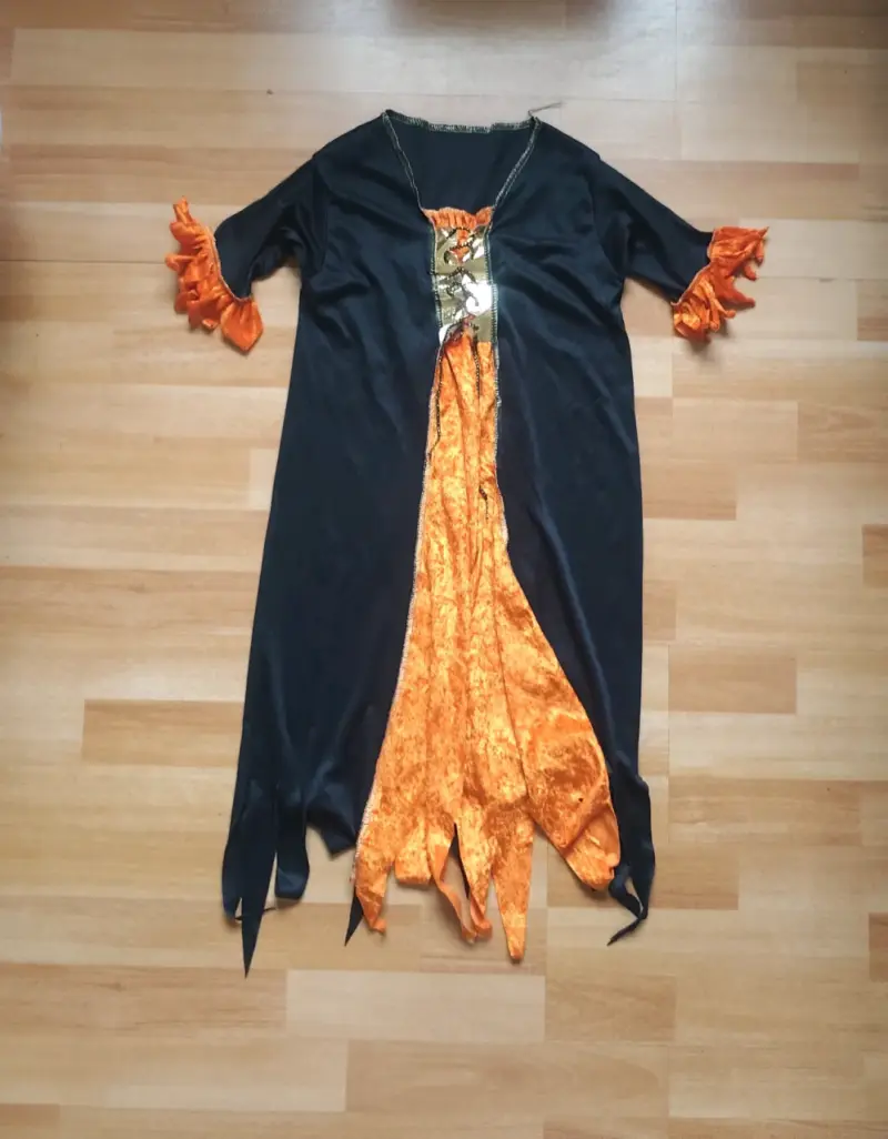 Disfraz de bruja para niña talla 6 - 2