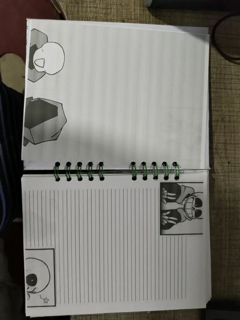 Cuaderno tamaño normal / Undertale - 2