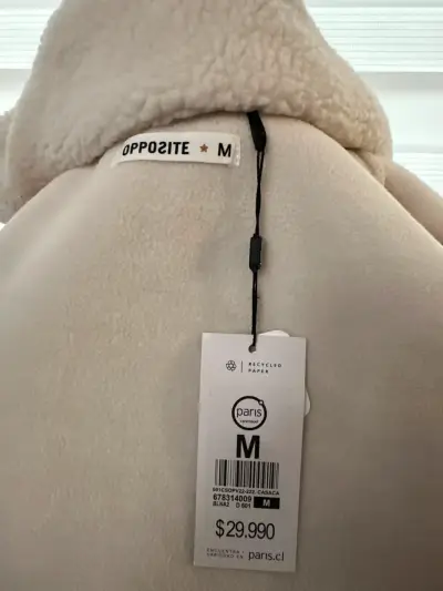 Chaqueta polar blanco invierno talla M opposite - miniatura 2