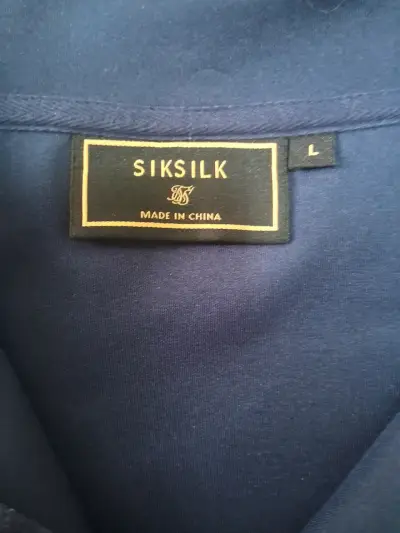 Chaqueta deportiva negra SikSilk para hombre - miniatura 3