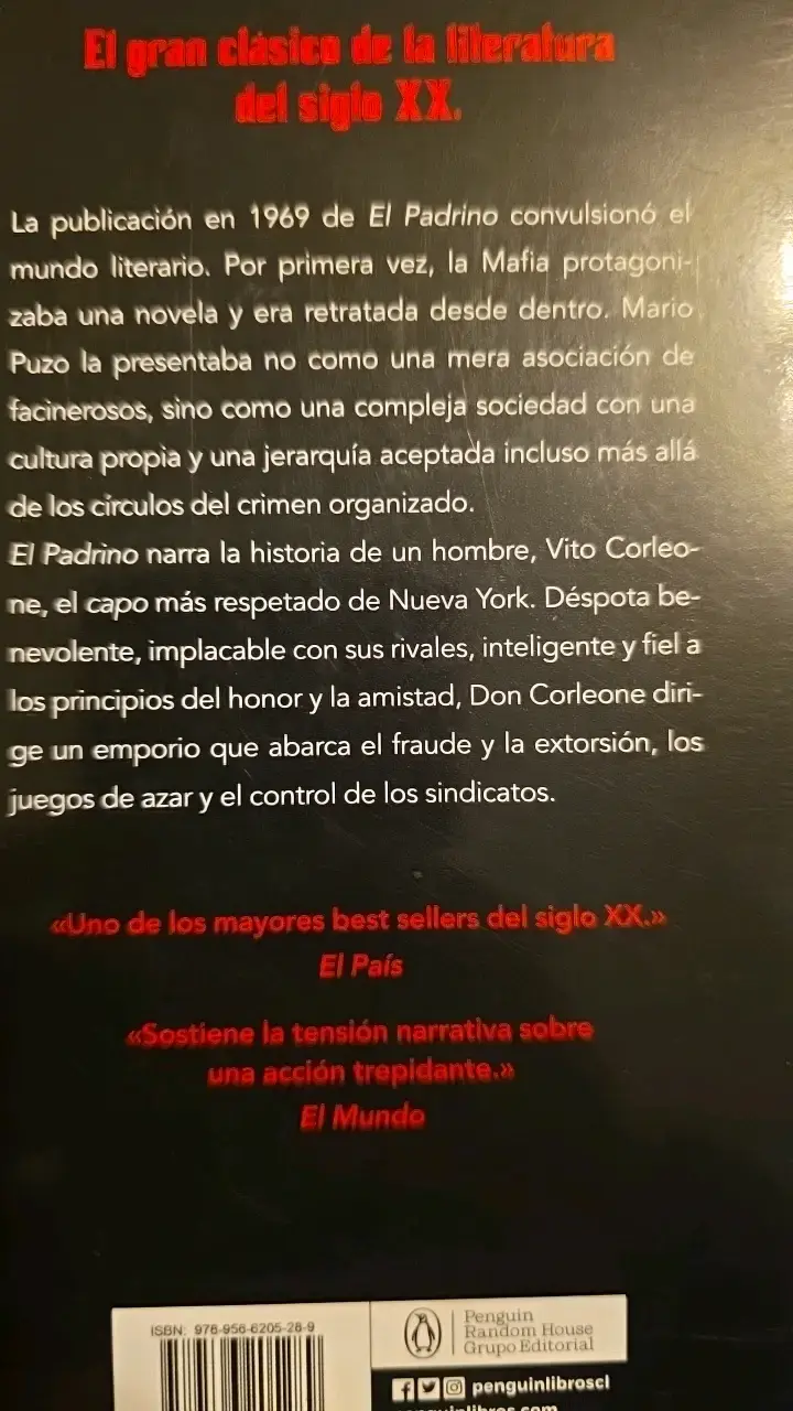 Libro El Padrino de Mario Puzo - 2