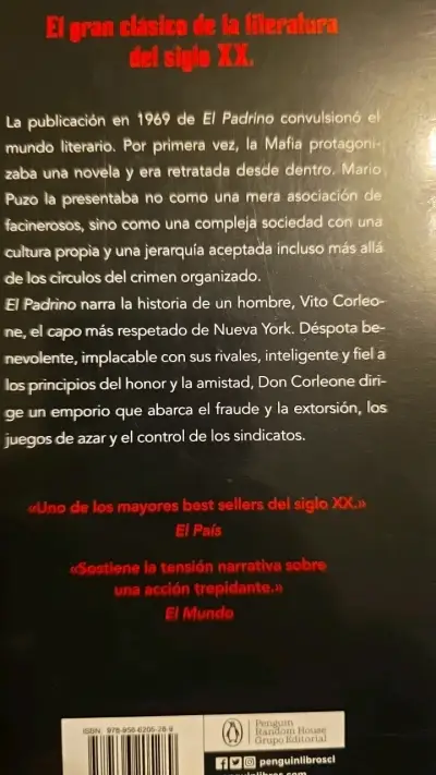 Libro El Padrino de Mario Puzo - miniatura 2