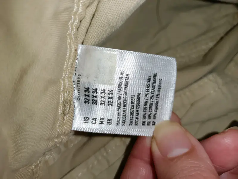 Pantalones beige American Eagle Ne(x)t Level Flex - 3