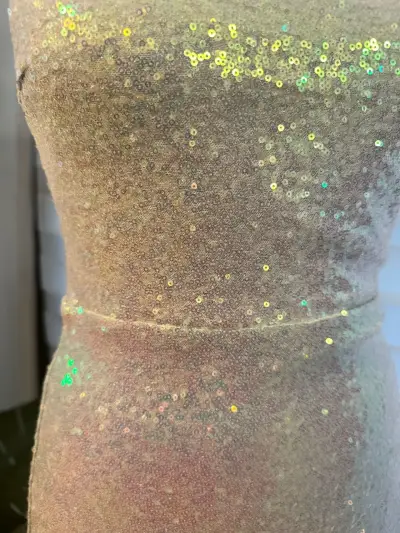 VESTIDO DE FIESTA COLOR VERDE AGUA TORNASOL WINDSO - miniatura 4