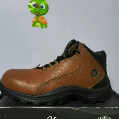 Botas de seguridad American Shoe marrón - miniatura 1