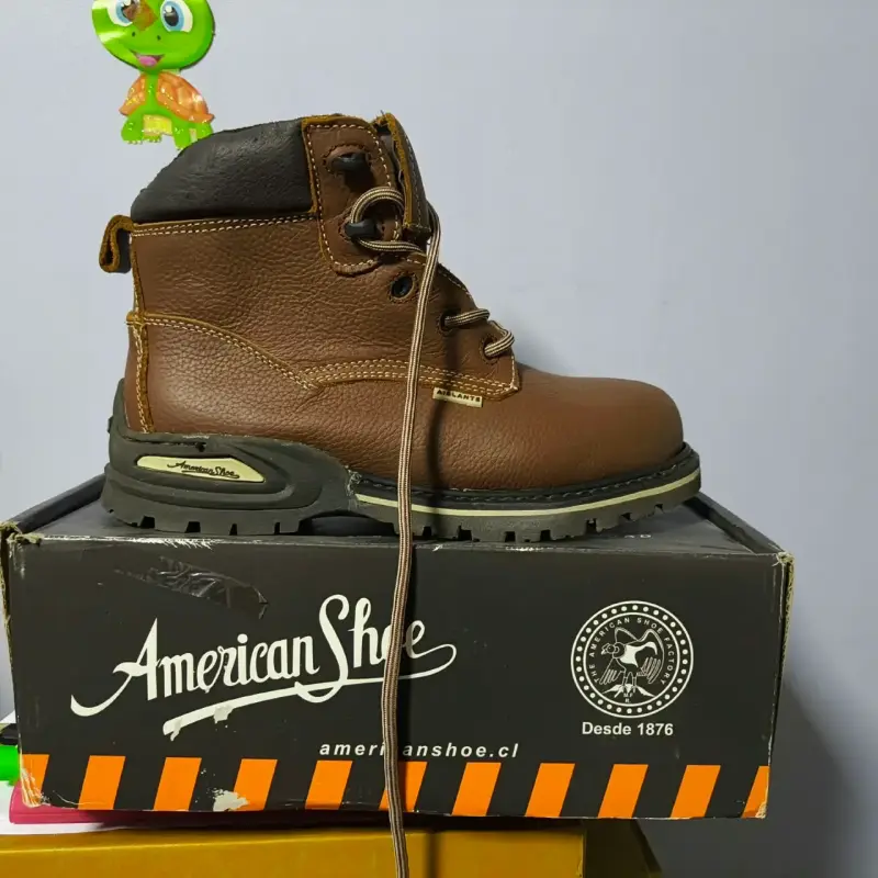Botas de seguridad American Shoe marrón - 3