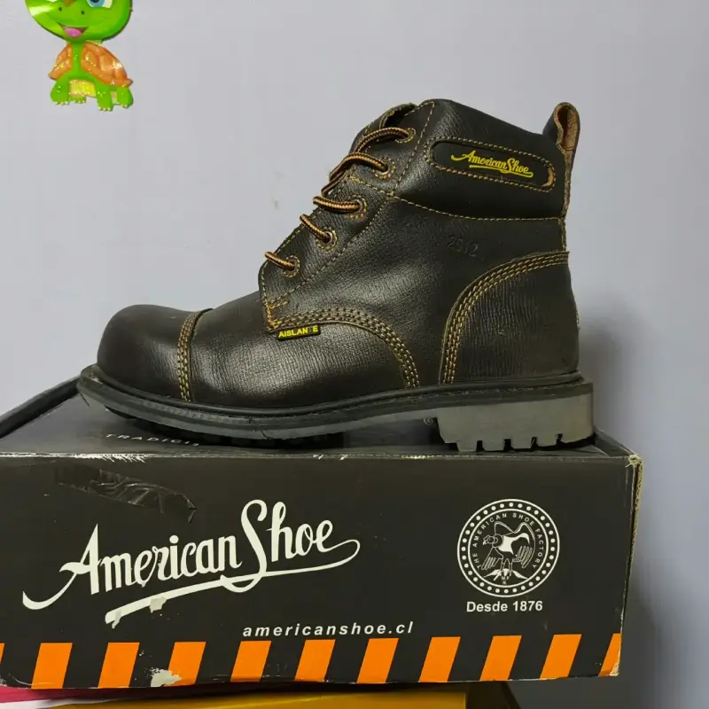 Botas de seguridad American Shoe marrón - 4