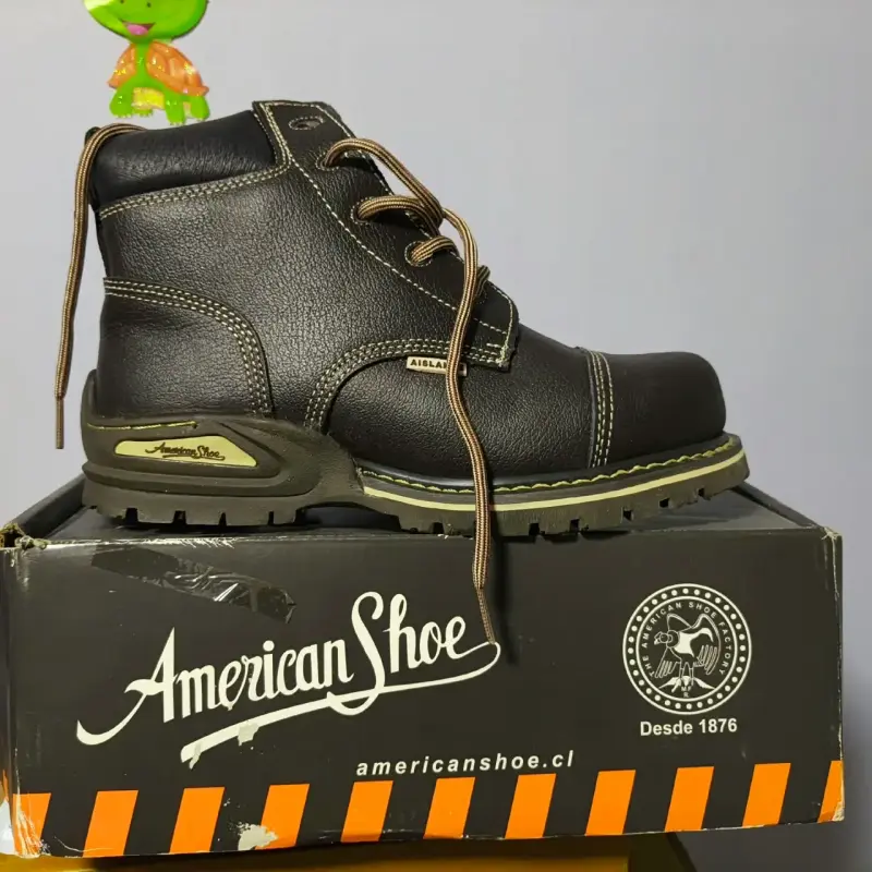 Botas de seguridad American Shoe marrón - 5