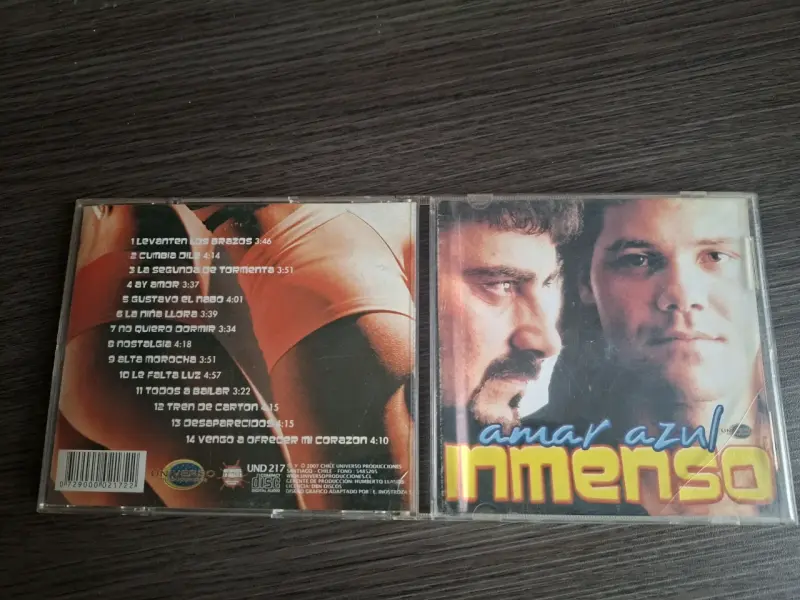 CD Amar Azul Inmenso con 14 Canciones - 1