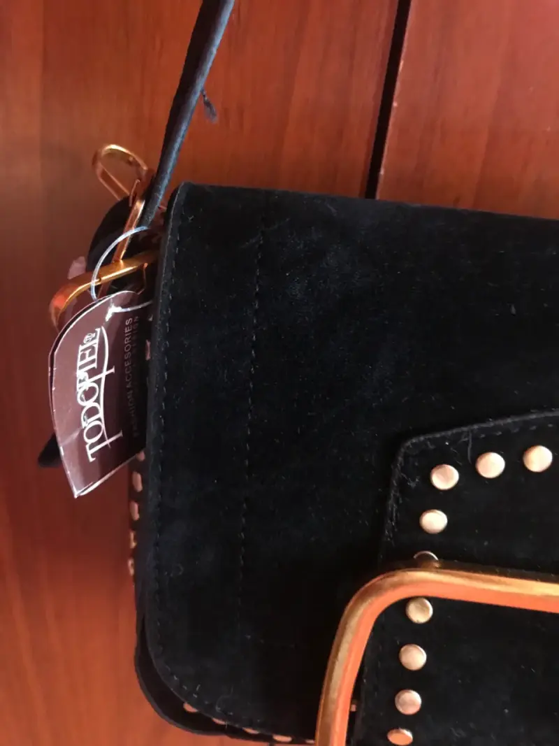 Cartera negra todopiel nueva - 2