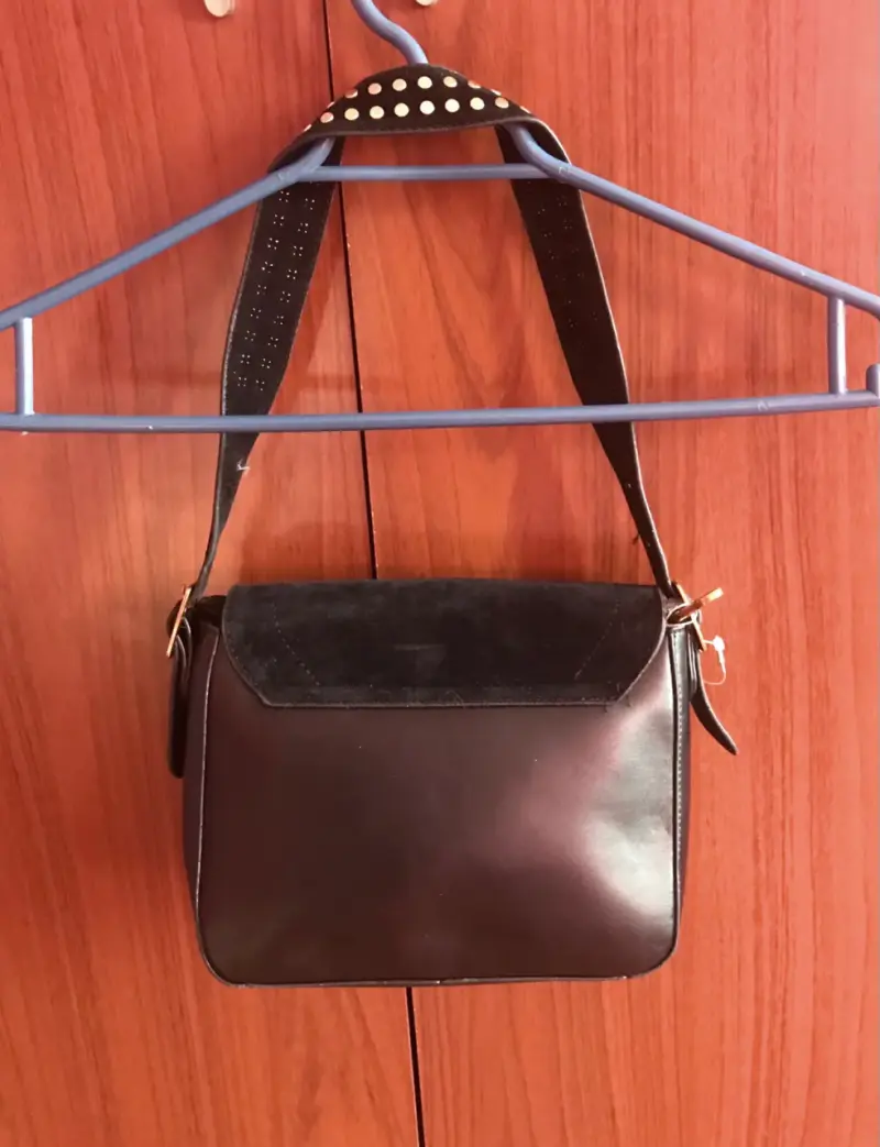 Cartera negra todopiel nueva - 3