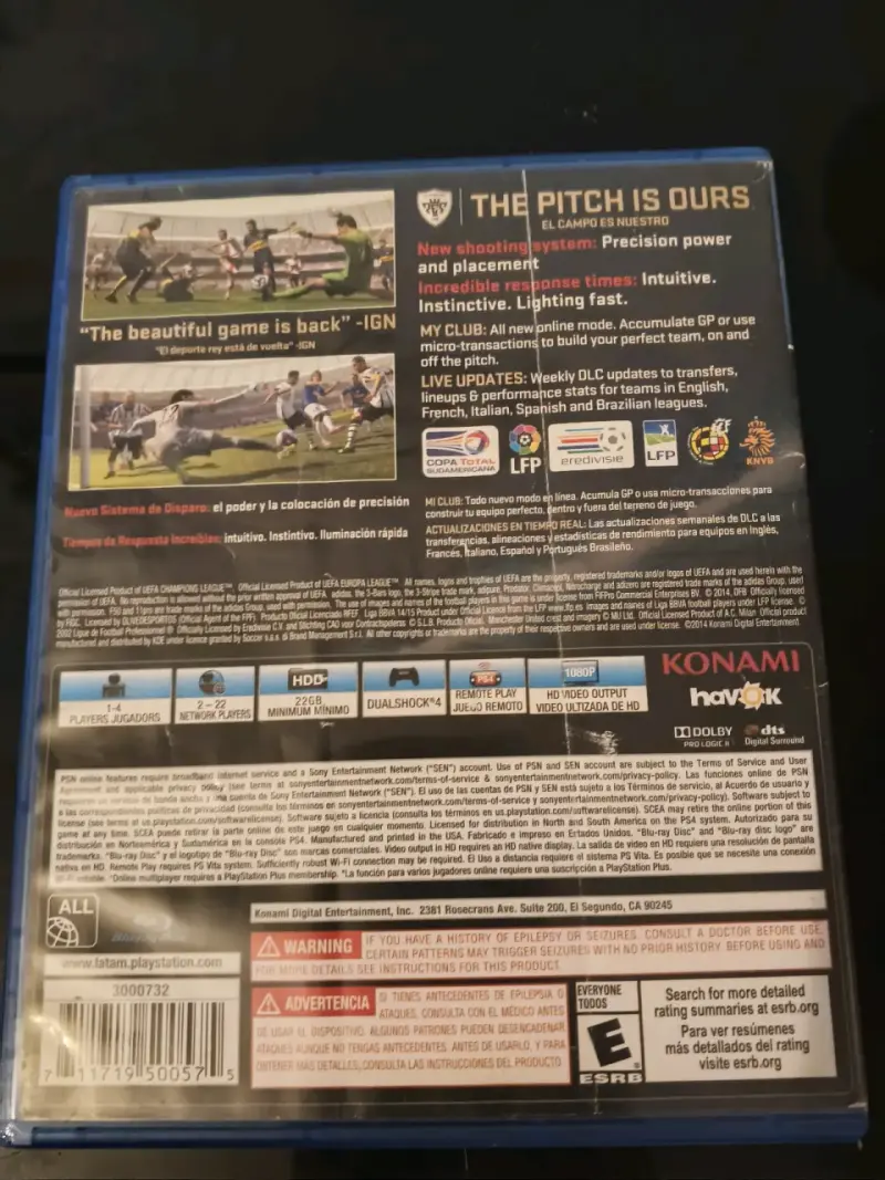 Juego PS4 PES 2015 Pro Evolution Soccer - 2