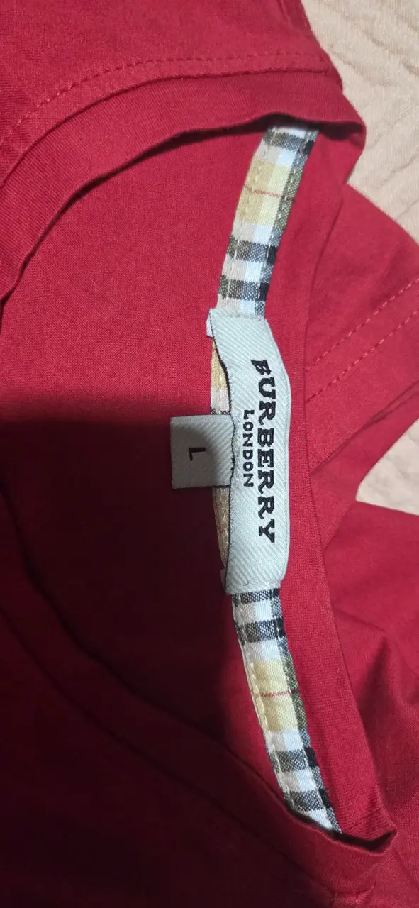 Polera roja Burberry de algodón - 2