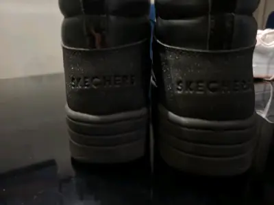 Zapatillas negras Skechers para mujer - miniatura 4
