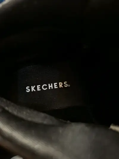 Zapatillas negras Skechers para mujer - miniatura 6