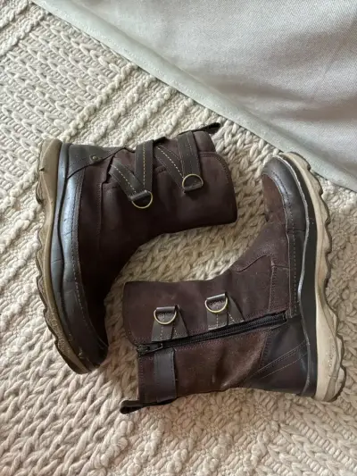 Botines mujer CAT cuero - miniatura 1