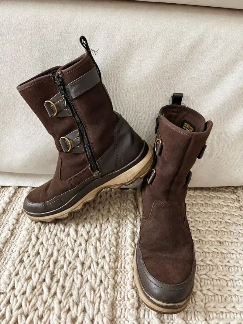 Botines mujer CAT cuero - 4