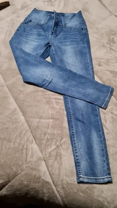 Jeans Ellus ajustados azul para mujer - miniatura 1
